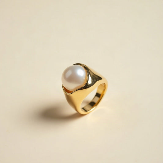 Baroque Pearl Ring