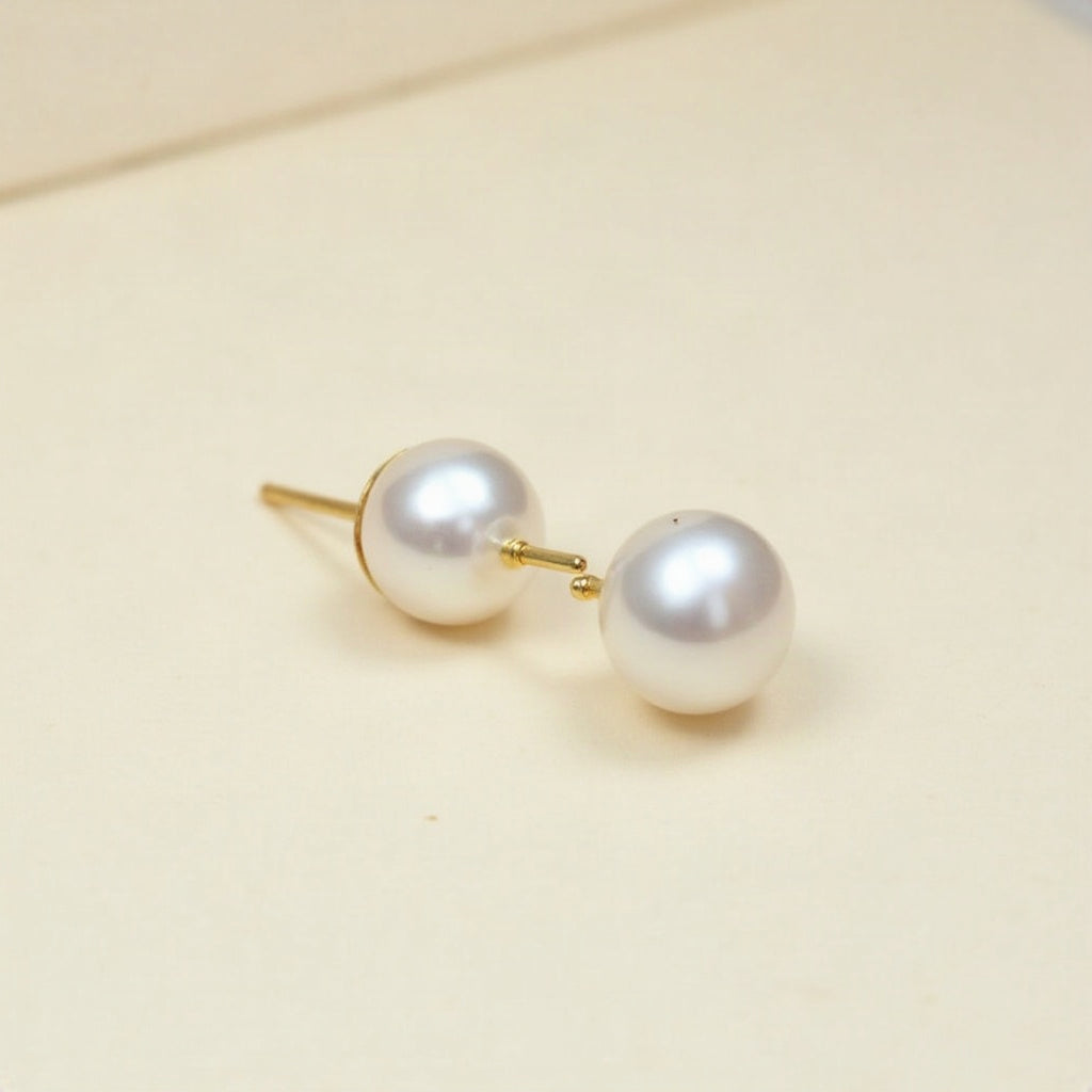 Single Pearl Studs